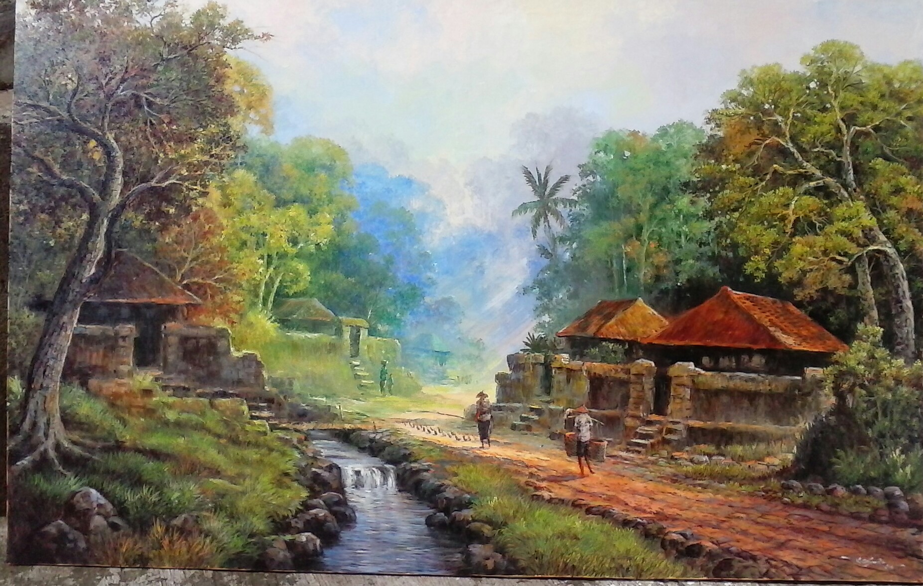 lukisan pemandangan - pelukis KUAT CASMORO